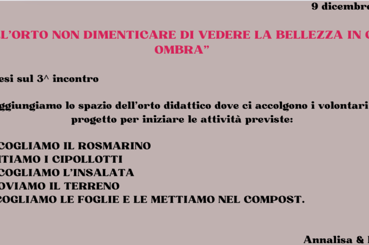 incontro n° 3