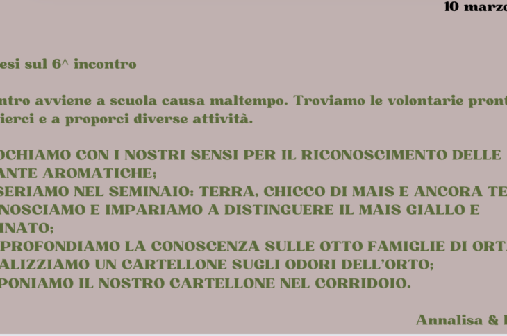 incontro n° 6